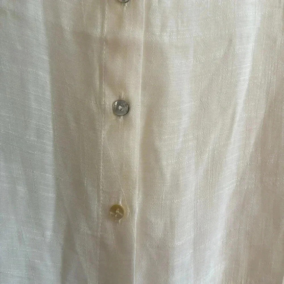 C by one | cream button down blouse | size SP - Picture 2 of 6
